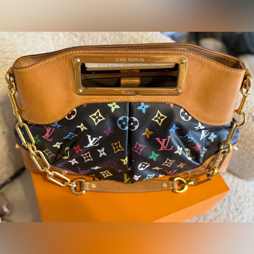 Louis Vuitton Murakami Multicolor Monogram Judy Bag